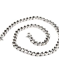 Sterling Silver Tribal Barrel Roller Wallet Chain